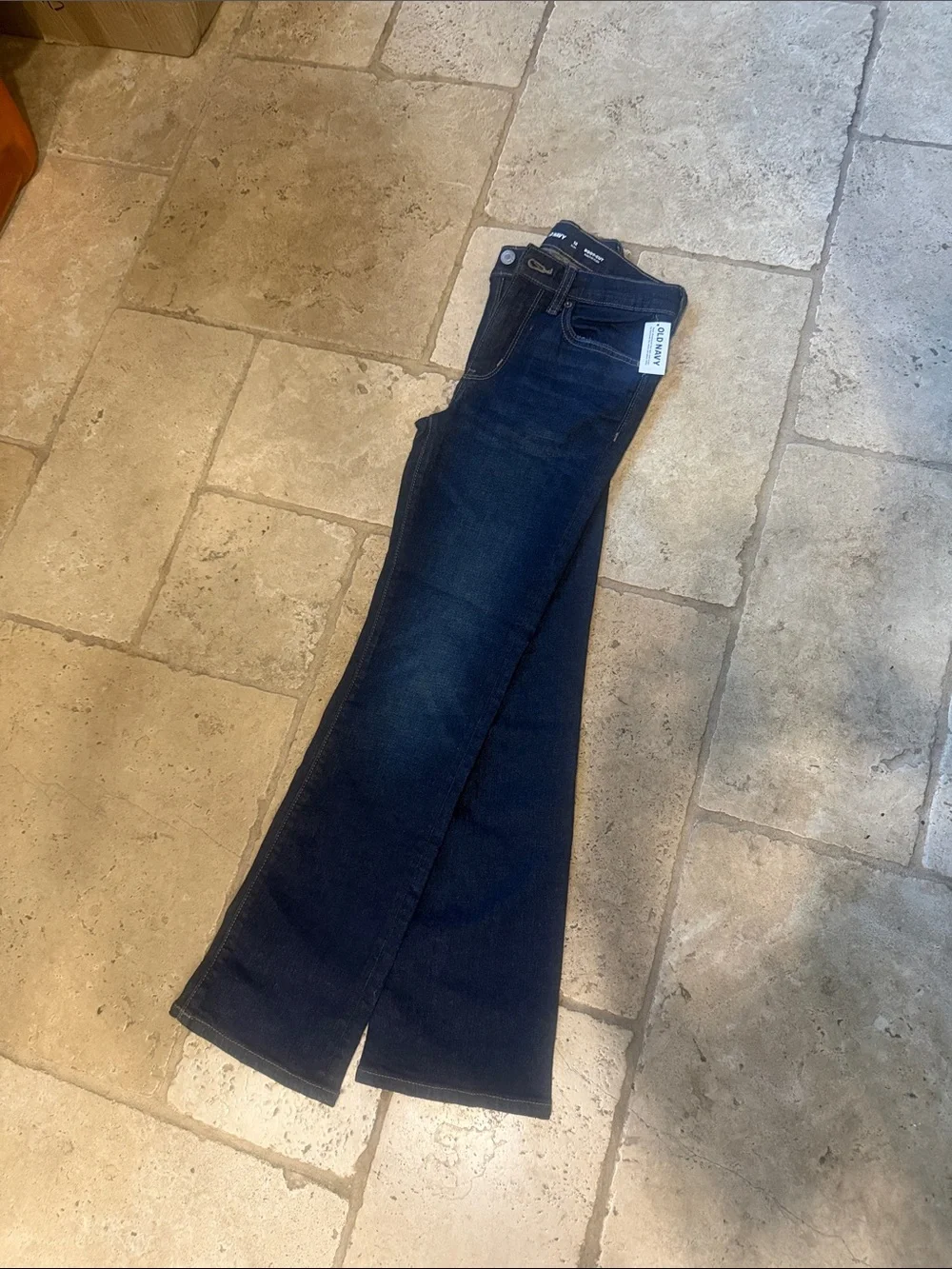 Old Navy  Boys Dark Blue Boot-Cut Jeans